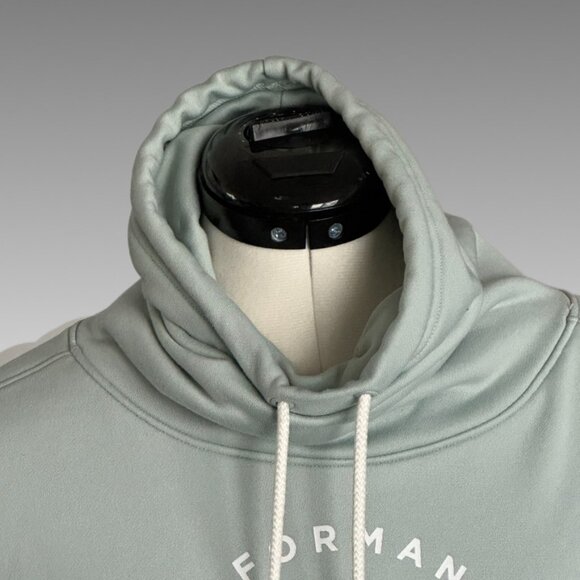 UA UNDER ARMOUR Atlas Green Logo Sweatshirt M | Funnel Neck Relaxed Camouflage - Picture 5 of 10